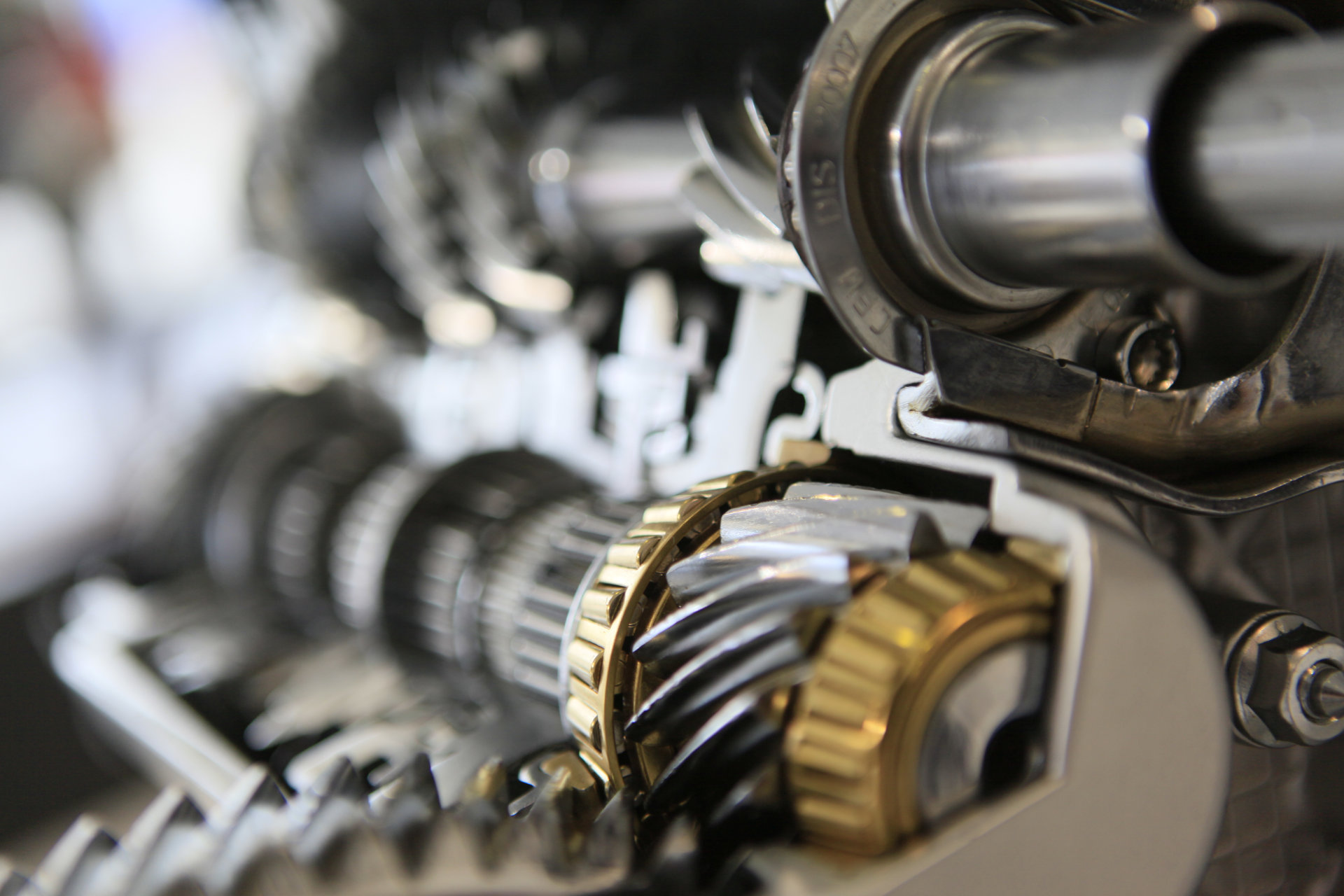Manufacturing gears representing precision engineering